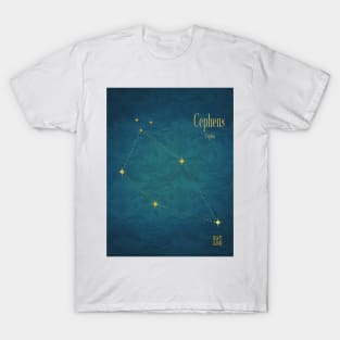 Night Sky Constellations - Cepheus T-Shirt